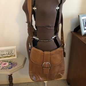 Brown Leather coach bag